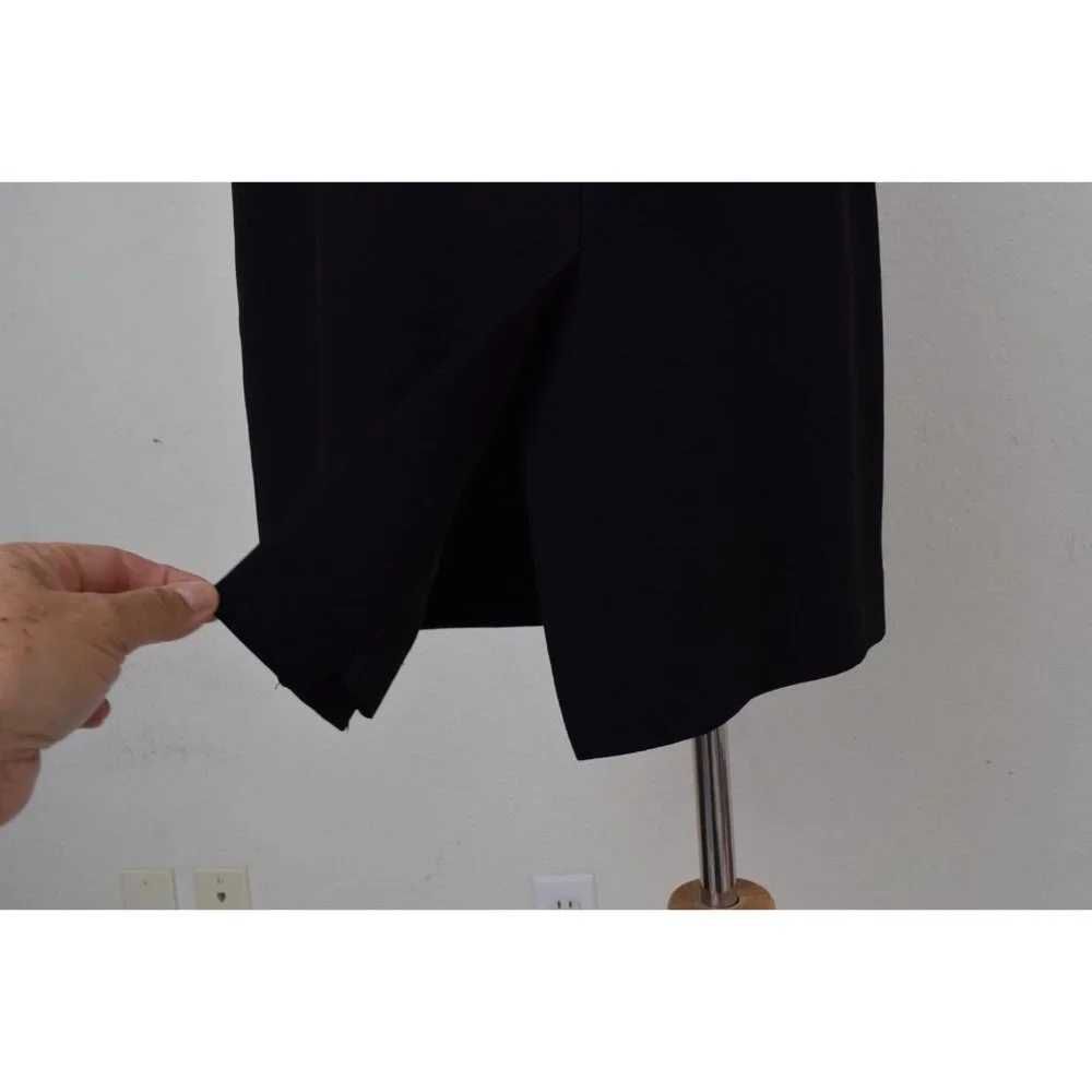 Vintage 90s Black Pencil Skirt size‎ 8P